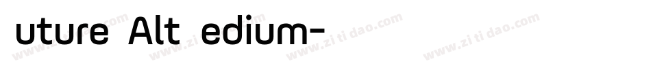 FutureNDAlt Medium字体转换